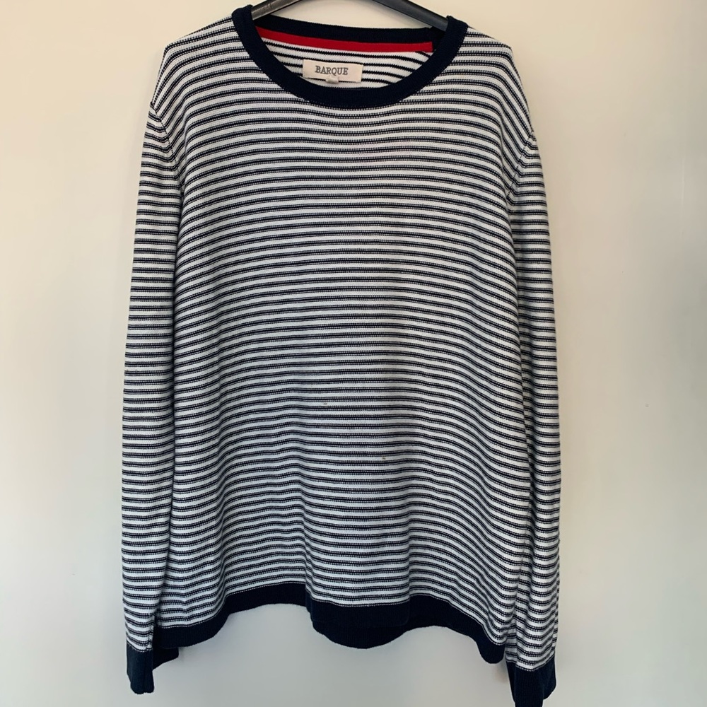 Barque Blue Stripe Sweatshirt Men’s L